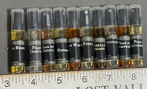 Lot 10 INDIE COCOA PINK Fragrance Perfume IMP SPRAY SAMPLE Wicca