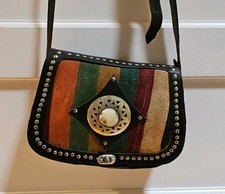 Western Leather Purse Moroccan Handbag