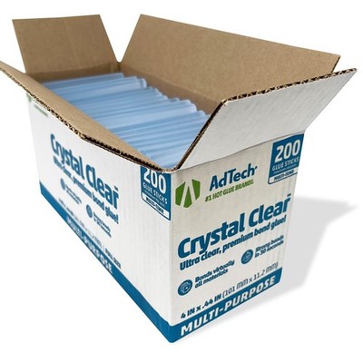 AdTech Full Size Hot Glue Sticks, 4-Inch, 200-Count | 210 210 Sticks 
