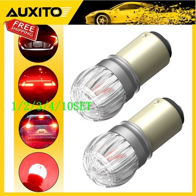 AUXITO P21/5W BAY15D 2057 1157 LED Red Canbus Stop Tail Light Brake Bulb 1~10Set