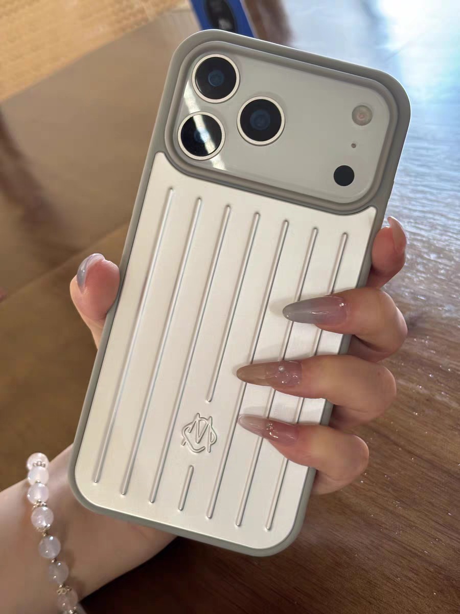 For Iphone 17 PRO Max Rimowa Silver Iphone Case Aluminum