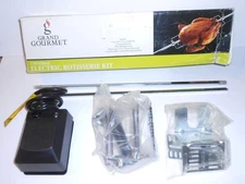 New BBQ Universal Electric Rotisserie Grill Kit Complete