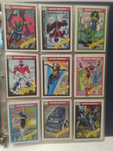 1990 IMPEL MARVEL SERIES 1 (162 CARDS + 5 HOLOGRAM) COMPLETE MASTER CARD SET - Picture 5 of 19