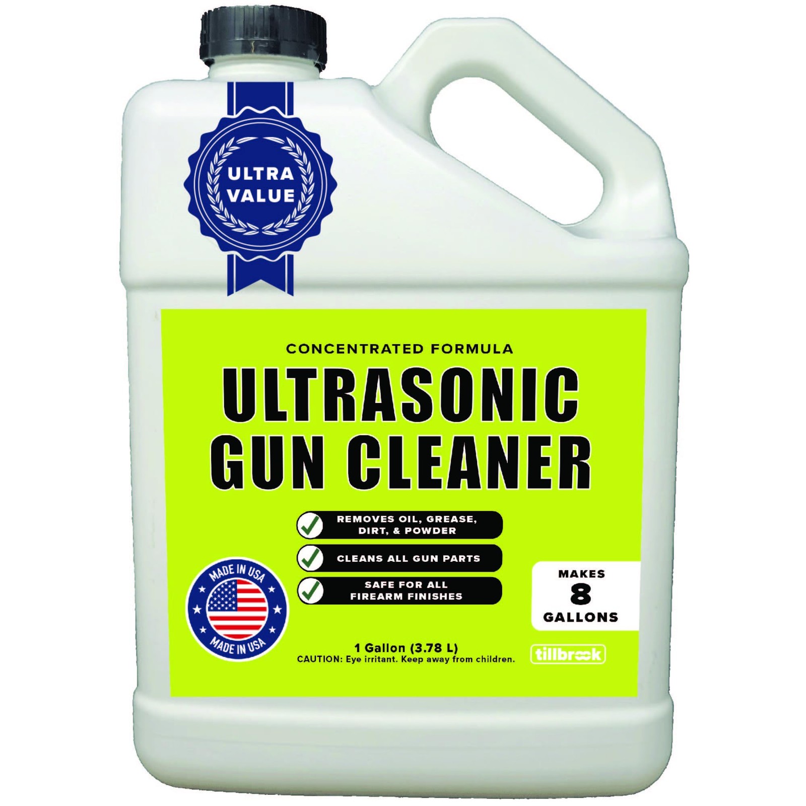 Ultrasonic Gun Cleaner - Makes 8 Gallons - Tillbrook Concentrated Ultrasonic... 