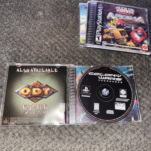 Sony Playstation 1 PS1 4 Game LOT Crash Arena Colony Wars Delta Force *TESTED* - Picture 7 of 7