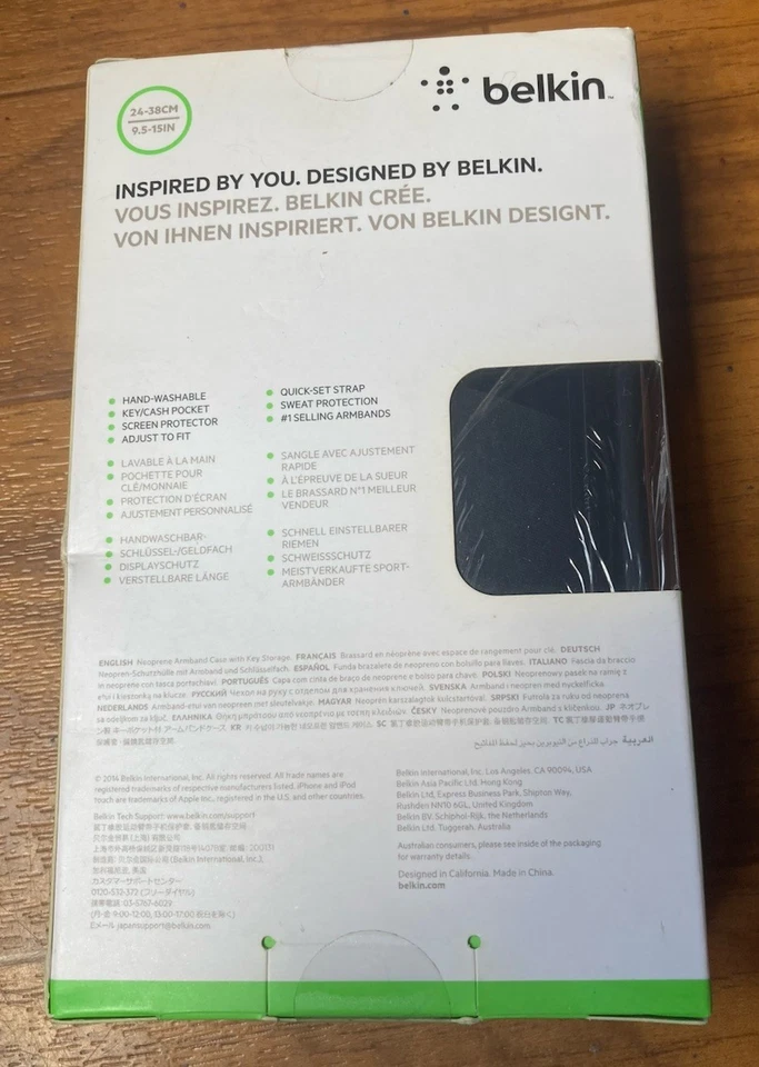 Belkin Sport-Fit Plus Armband for Apple iPhone 6 Plus, 6S Plus Black - Brand NEW - Image 2 of 4