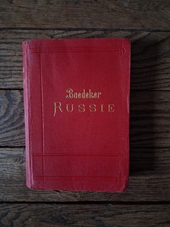 Guide Baedeker RUSSIE 1902 19 cartes 32 plans Manuel du Voyageur Leipzig Paris