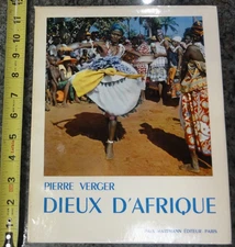 Dieux D' Afrique (God of Africa) Pierre Verger in French 1950's rare cover