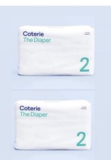 Coterie Diapers Size 2 10-16 lbs 2 Packs Of 31 Diapers/Pack 62 Total 