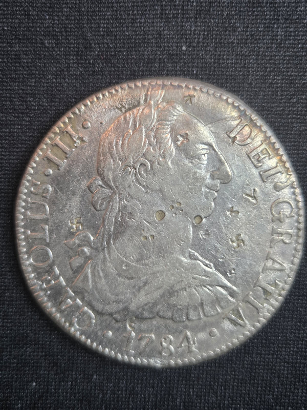 1784 MO FM Eight Reales  Silver