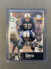 1997 Upper Deck NFL Legends Autographs MIKE CURTIS #AL-95, BALTIMORE COLTS