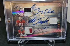 2023 Jerry Rice,Taylor,Deebo Panini Zenith Team Summit Auto 3/CLR Patch 49ERS 