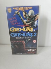 Gremlins and Gremlins 2 - The New Batch VHS Video Tape - Move Double Feature