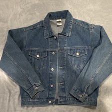 Warner Bros. Looney Tunes Denim Jacket Blue Small Bugs Bunny 2000s vintage