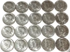 1969 D Kennedy Half Dollar - 20 Each - 40% Silver - Uncirculated - 1 Roll