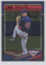 2018 Panini USA Baseball Stars & Stripes Longevity Ruby 13/249 Jon Olsen #13 0l2