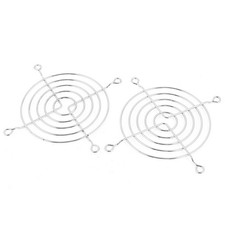 2 x Metal Wire Finger Guard Protect Grill for 90mm Computer PC Cooling Fan