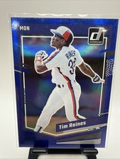 2023 Donruss #223 Tim Raines Holo Blue Montreal Expos