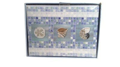 Red Farm Studio Seashells Thank You Notecards Box Set 10 Notes 10 Envelopes Blue