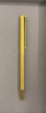 S.T. Dupont Gold Ballpoint Pen – Classic Pattern – Excellent Condition – No Refi