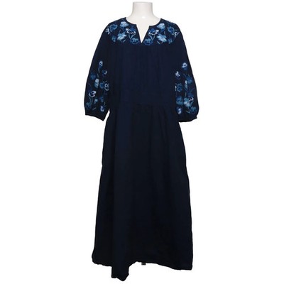 Seasalt Cornwall, Kleid, Größe: 50, Blau/Mehrfarbig, Bio-Baumwolle, Blumen #1Xs