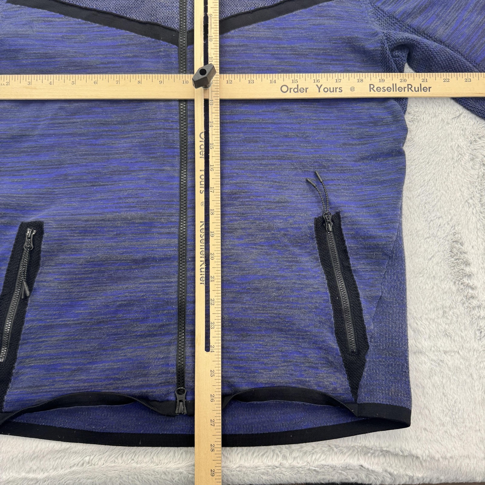 Nike Tech Knit Windrunner Jacket Mens Medium Blue… - image 7