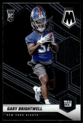 2021 Panini Mosaic Gary Brightwell Rookie New York Giants #377