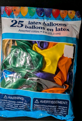 25 Latex Balloon Multiple Colors For Birthday Partys Events Holidays Brand New