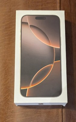 Apple Iphone 16 Pro Max Desert Titanium 256GB *EMPTY BOX*