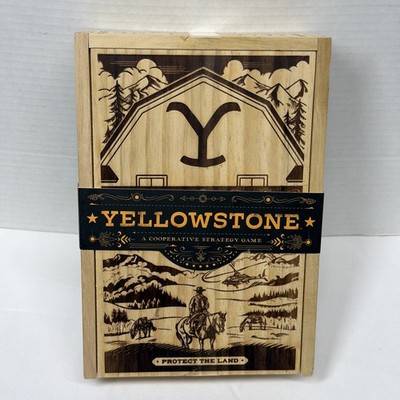 Yellowstone: Protect the Land. A Cooperative Strategy Game w/ Wooden Box NEW