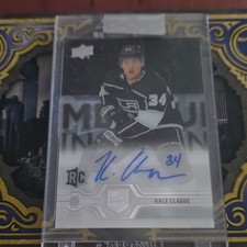 2019-20 Upper Deck Clear Cut Kale Clague Rookie Auto Kings #CC-KC
