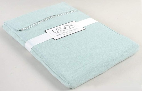 Lenox French Perle Ice Blue 70" Round Tablecloth 11597040