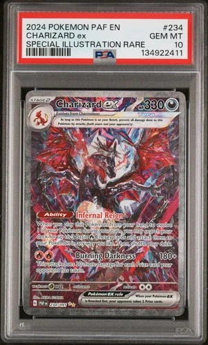 2024 Pokemon Paldean Fates Charizard Ex #234 GEM MT PSA 10 Special Illus Rare