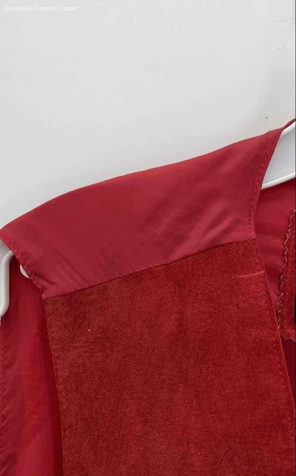 Winlit Men's Red Leather Vest - Size L - Image 4 of 4