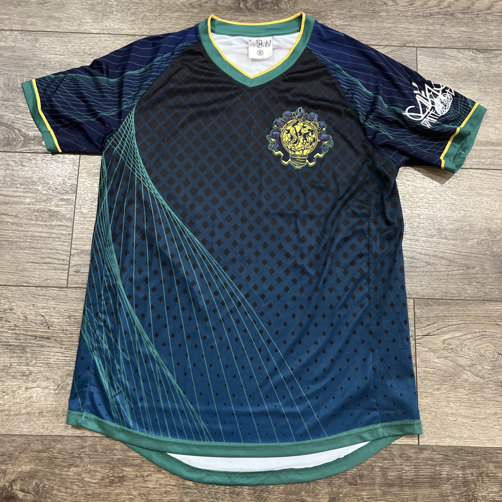 Ganja White Night Soccer Jersey EDM Rave Festival Dubstep Merch - Men’