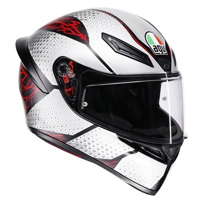 AGV K1-S Speedarmor - Schwarz/Grau/Rot Sport Pendler Urban City Roller Motor...