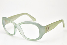 Vintage Fendi FS5102 Mint Green Oval Eyeglasses 2000s Italy Coquette Aesthetic