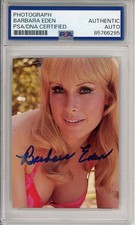 Barbara Eden SIGNED SEXY Bikini I Dream Of Jeannie Photo AUTOGRAPH PSA DNA COA