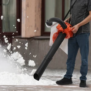 Handheld Gas Powered Leaf Blower & Leaf Vacuum Mulcher with Collection Bag