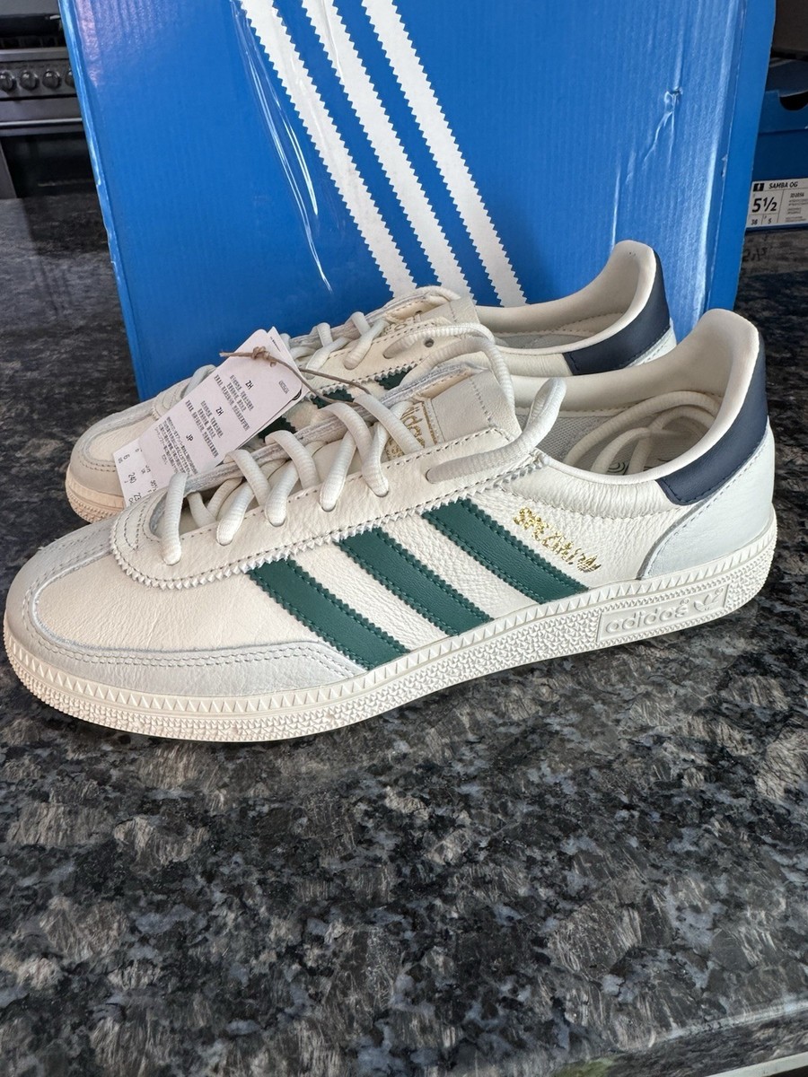 JH5451] Adidas Men's Handball Spezial Chalk White/Green *NEW* Sz 6