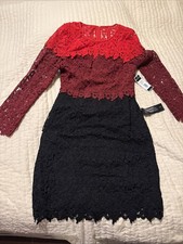 Women's Shani Ombre Lace Sheath Dress New With Tags 6 Us