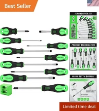 Multifunctional 11PCS Screwdriver Set - Magnetic Phillips & Flat Tips Included