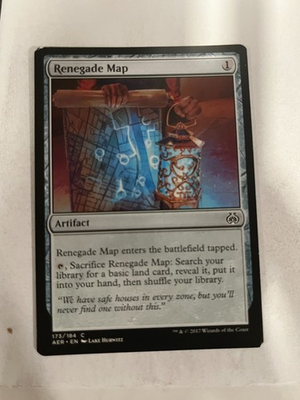 #ad Renegade Map Aether Revolt Magic the Gathering MTG Nice $1.39