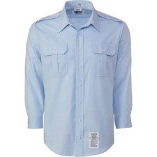 MEN MALE AIR FORCE USAF CAP BLUE LONG SLEEVE SHIRT SIZE 14.5 - 17 CURRENT ISSUE