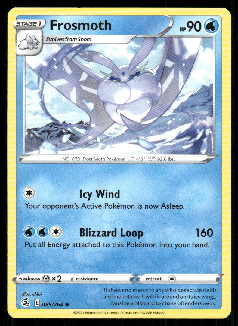 Frosmoth 085/264 Uncommon Fusion Strike Pokemon Lightly Played