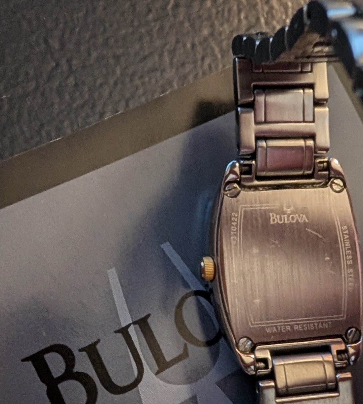 Bulova Two-tone Diamond Accent Stainless Steel Wo… - image 3