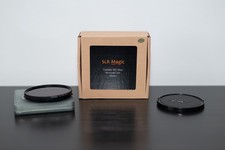 SLR Magic 82mm Variable ND0.4-ND1.8 II Camera Lens Filter Case & Lens Cap