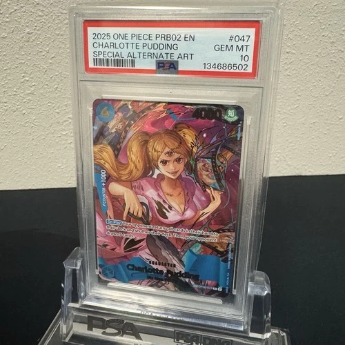 Charlotte Pudding (SP) OP06-047 Premium Booster -The Best- Vol. 2 Foil PSA 10