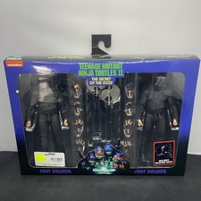NECA TMNT Teenage Mutant Ninja Turtles II Secret of the Ooze Foot Soldier 2 Pack