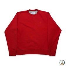 Champion Sweatshirt Mens Medium Red Authentic Athletic C Logo Pullover Crewneck